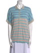 eolas Linen Striped Polo