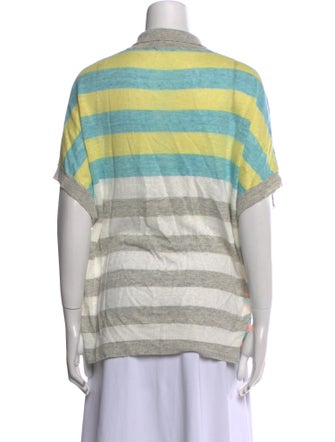 eolas Linen Striped Polo