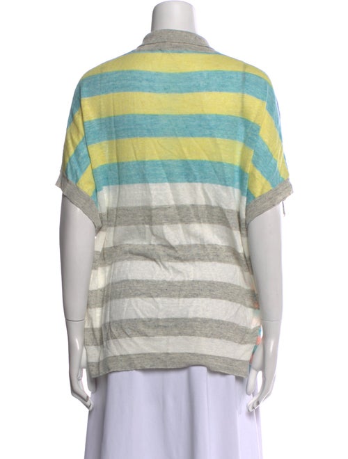 eolas Linen Striped Polo