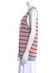 eolas Striped Scoop Neck Top