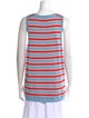 eolas Striped Scoop Neck Top