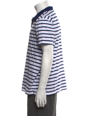 Escales - Paris Striped Collar Polo Shirt