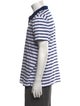 Escales - Paris Striped Collar Polo Shirt