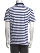 Escales - Paris Striped Collar Polo Shirt