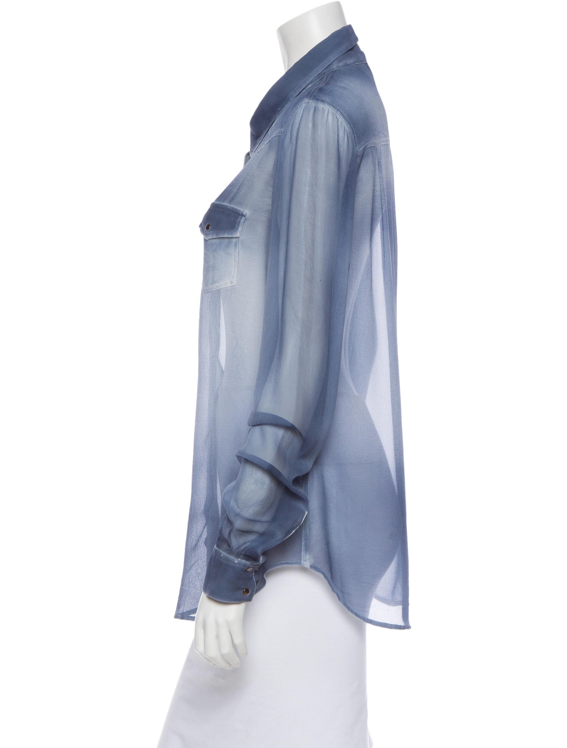 Equipment Sheer Blouse