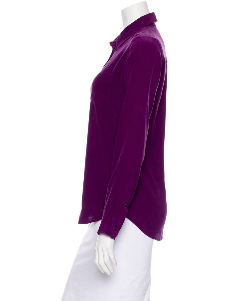 Equipment Silk Button-Up