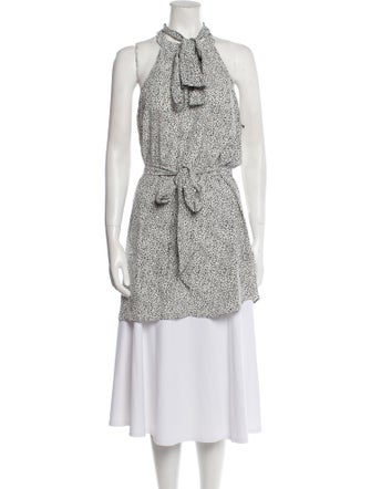 Equipment Silk Animal Print Tunic