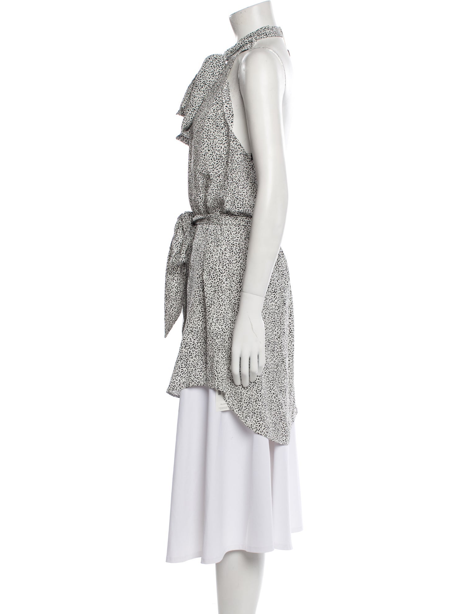 Equipment Silk Animal Print Tunic