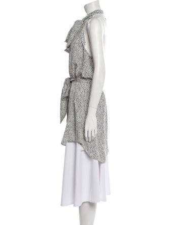 Equipment Silk Animal Print Tunic