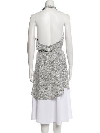 Equipment Silk Animal Print Tunic