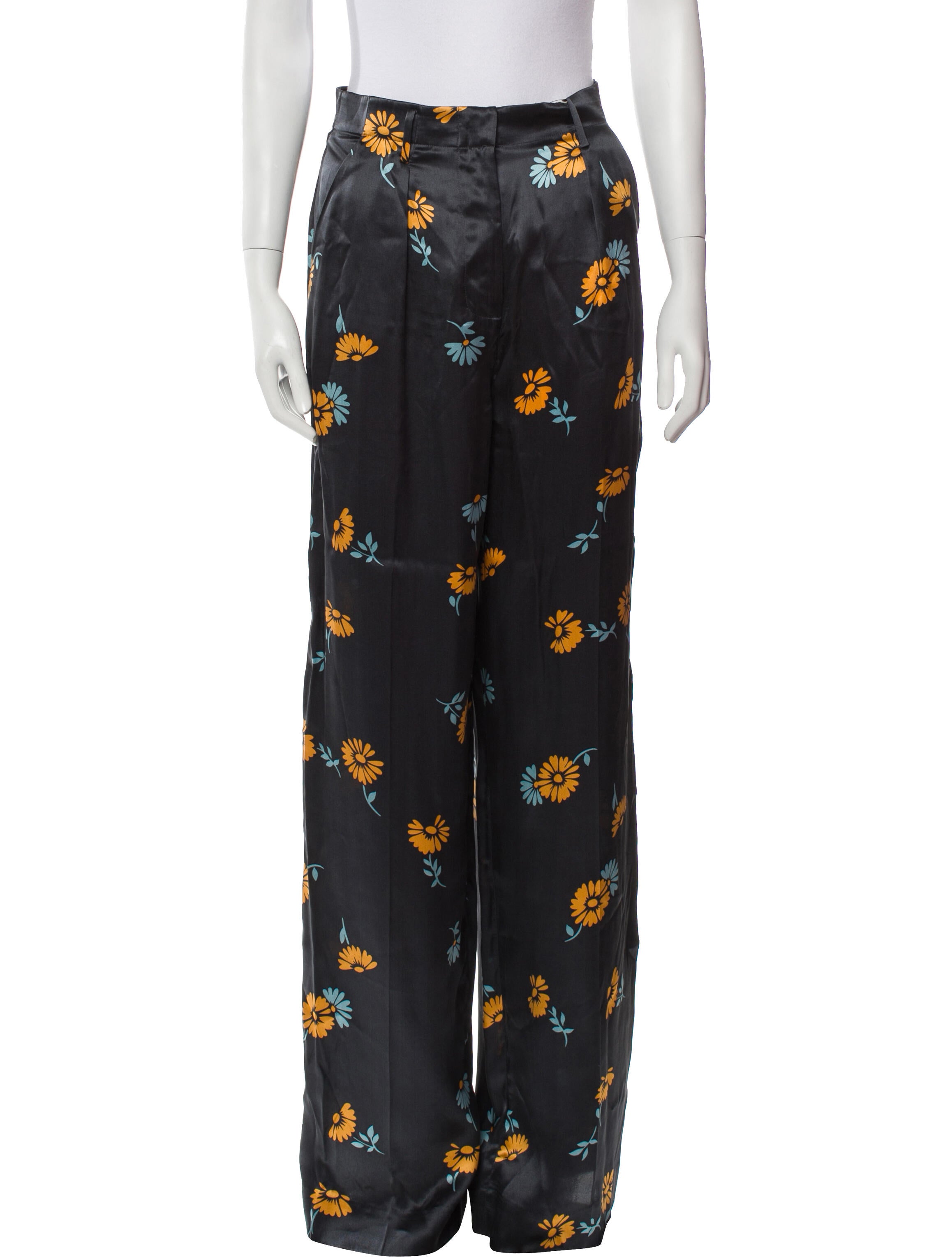 Equipment Silk Wide Leg Pants