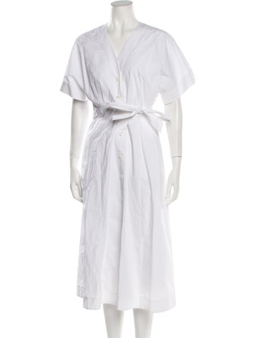 Equipment Dresses V-Neck Long Dress S