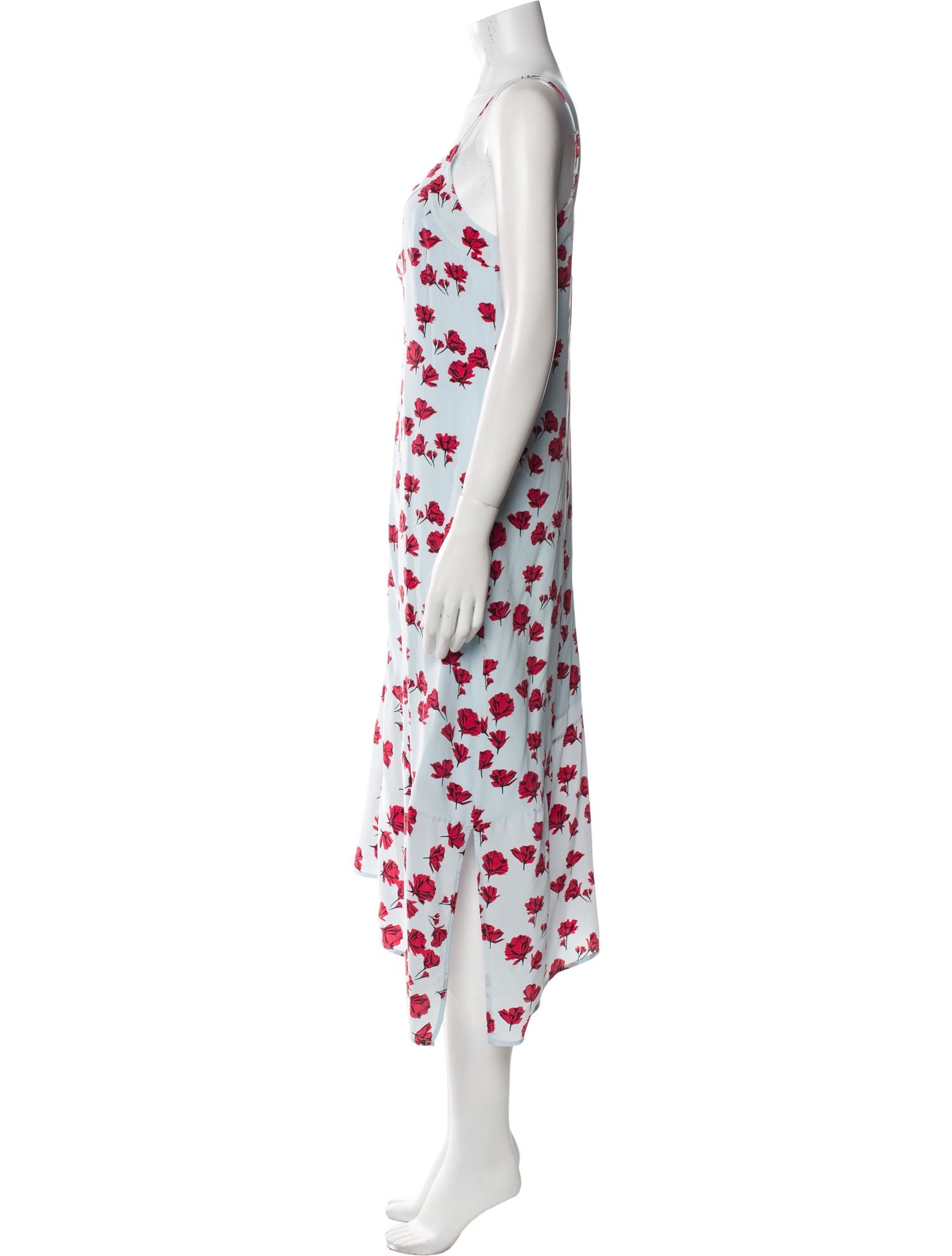 Equipment Floral Print Long Dress