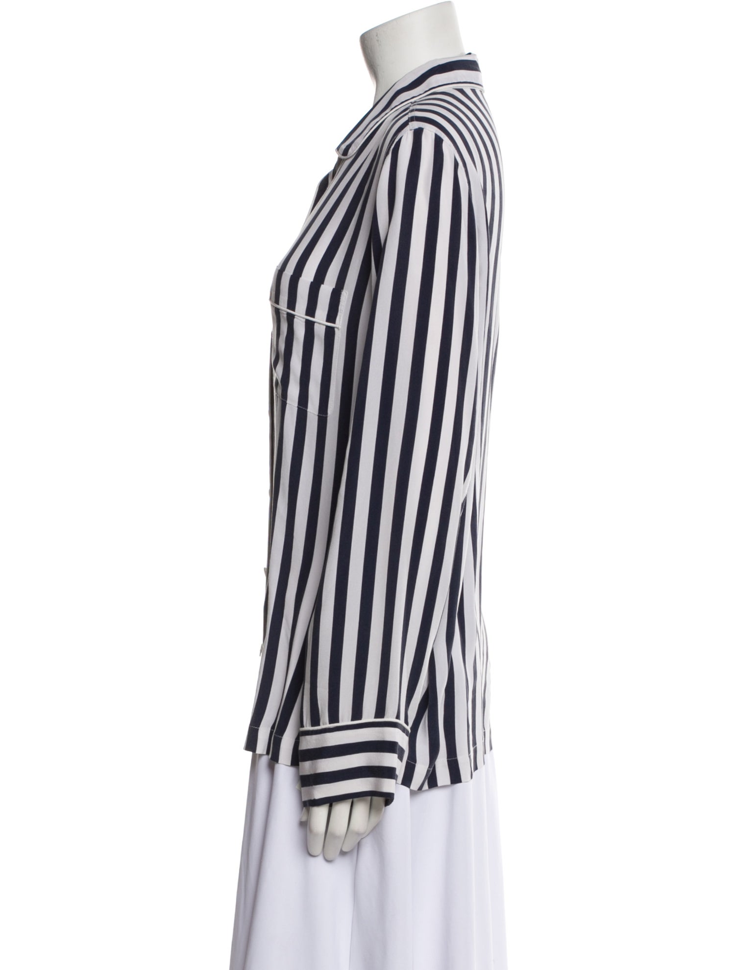 Equipment Silk Striped Pajamas