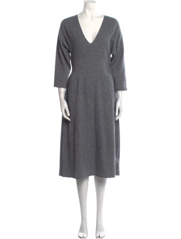 Equipment Dresses Wool Midi Length Dress M