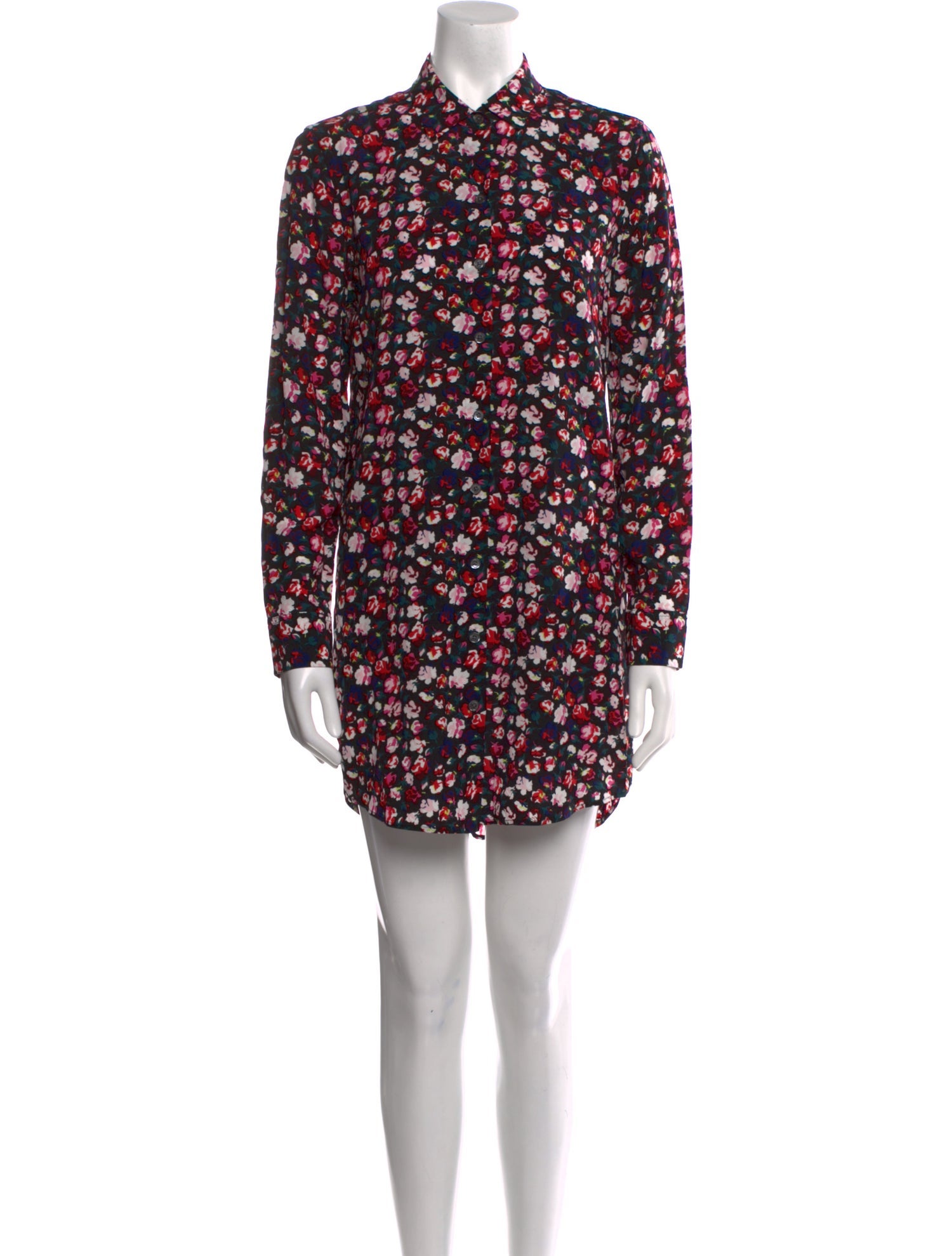 Equipment Floral Print Mini Dress