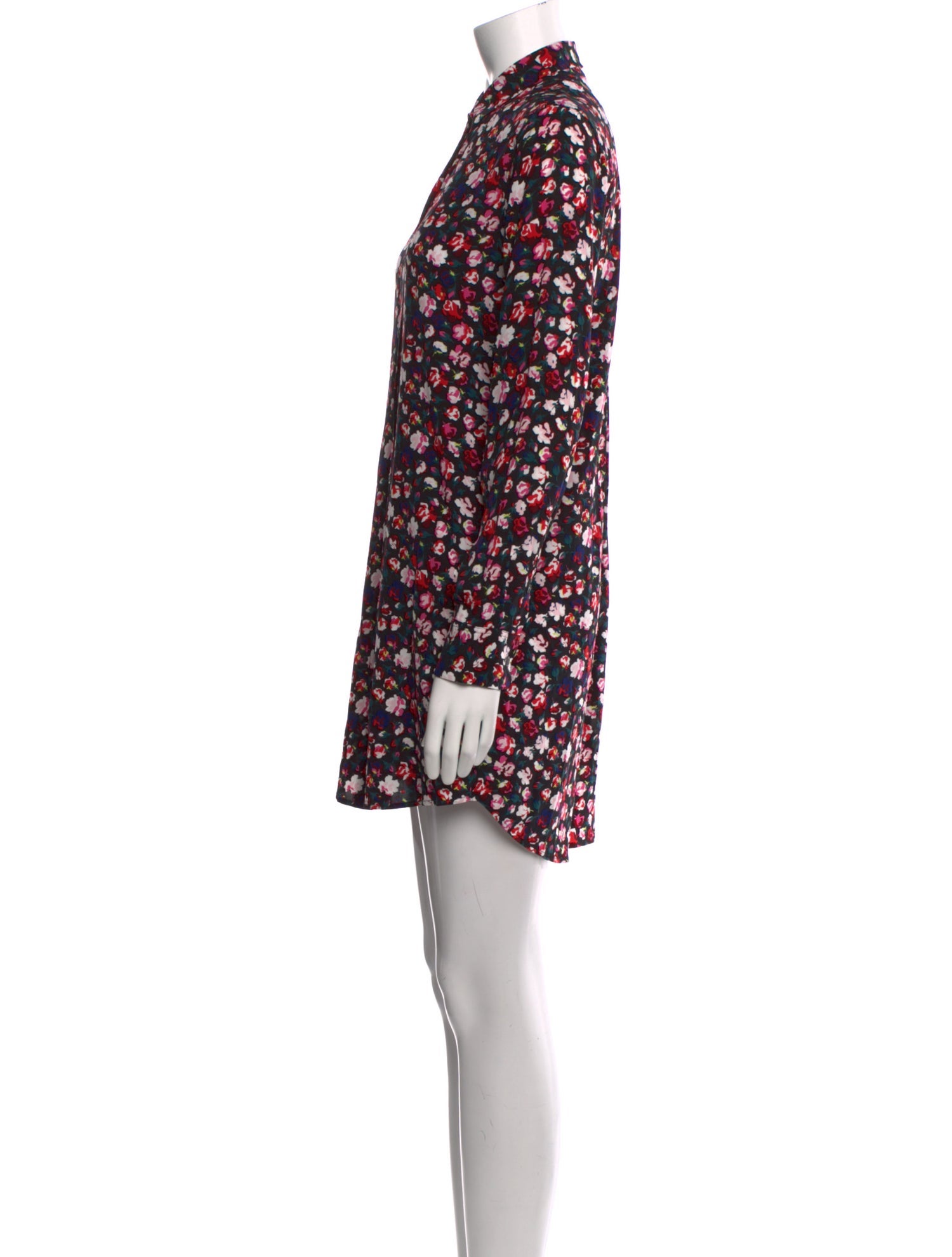 Equipment Floral Print Mini Dress