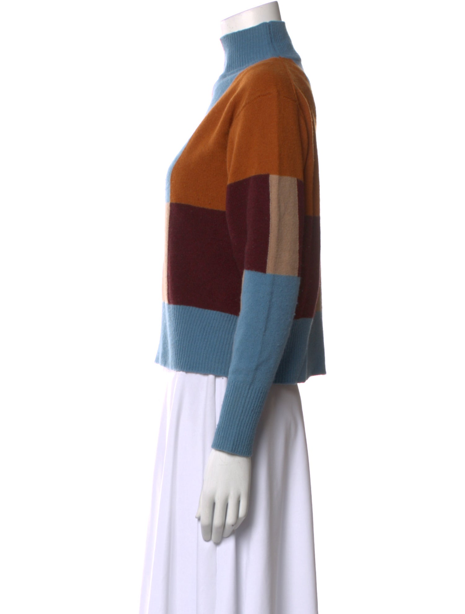 Equipment Wool Plaid Print Sweater