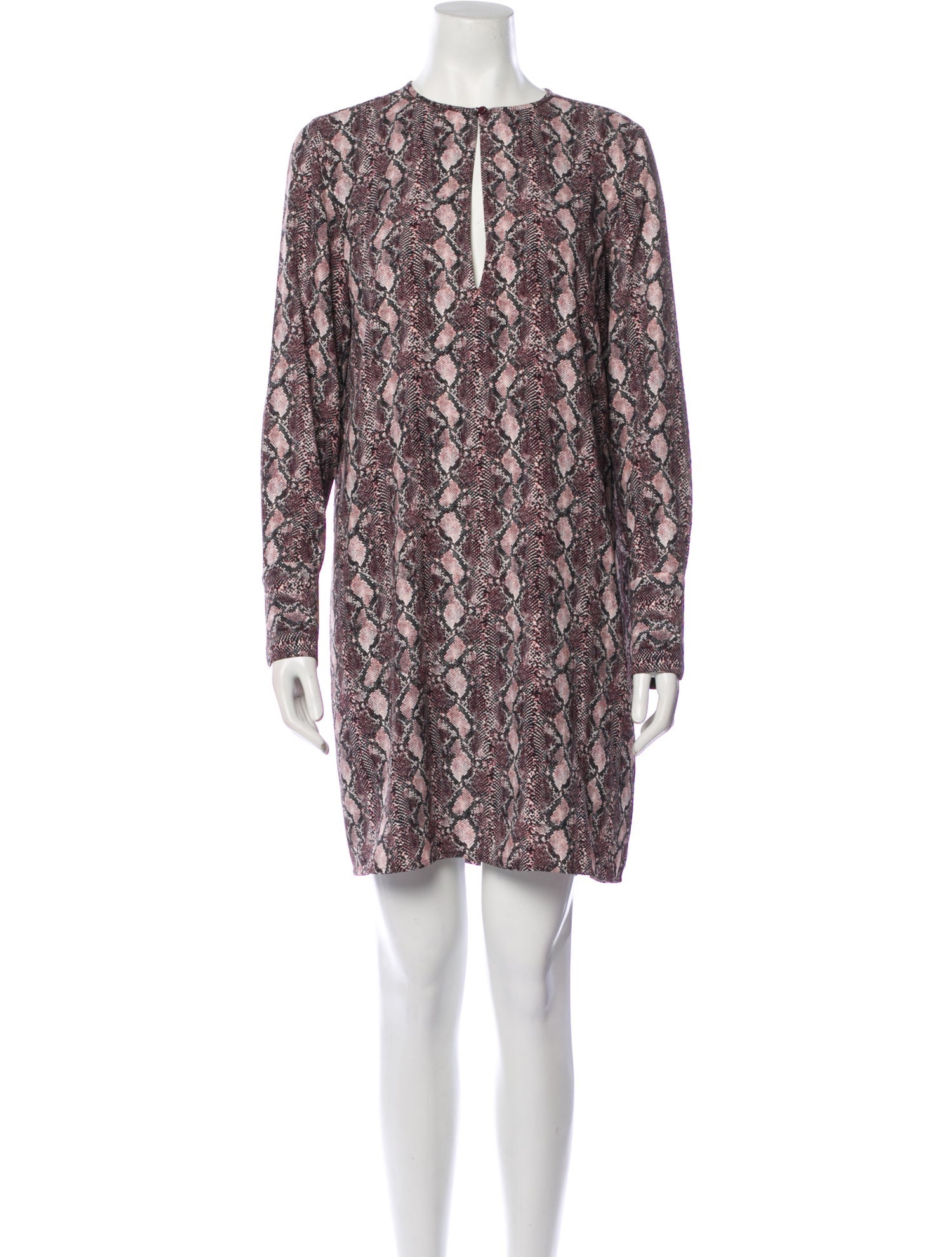 Equipment Animal Print Mini Dress