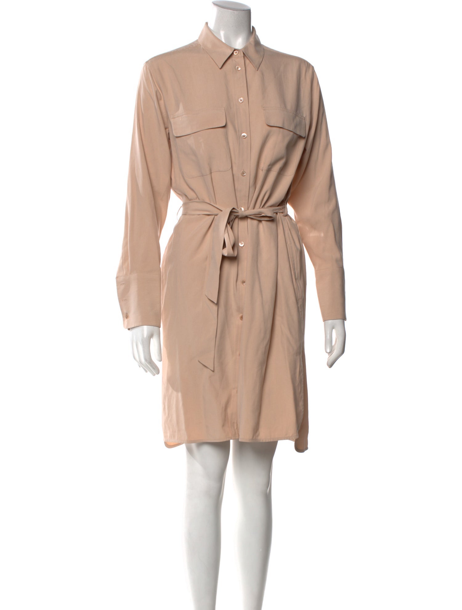 Equipment Silk Knee-Length Dress