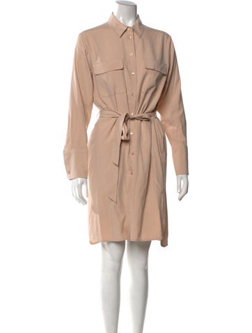 Equipment Dresses Silk Knee-Length Dress S