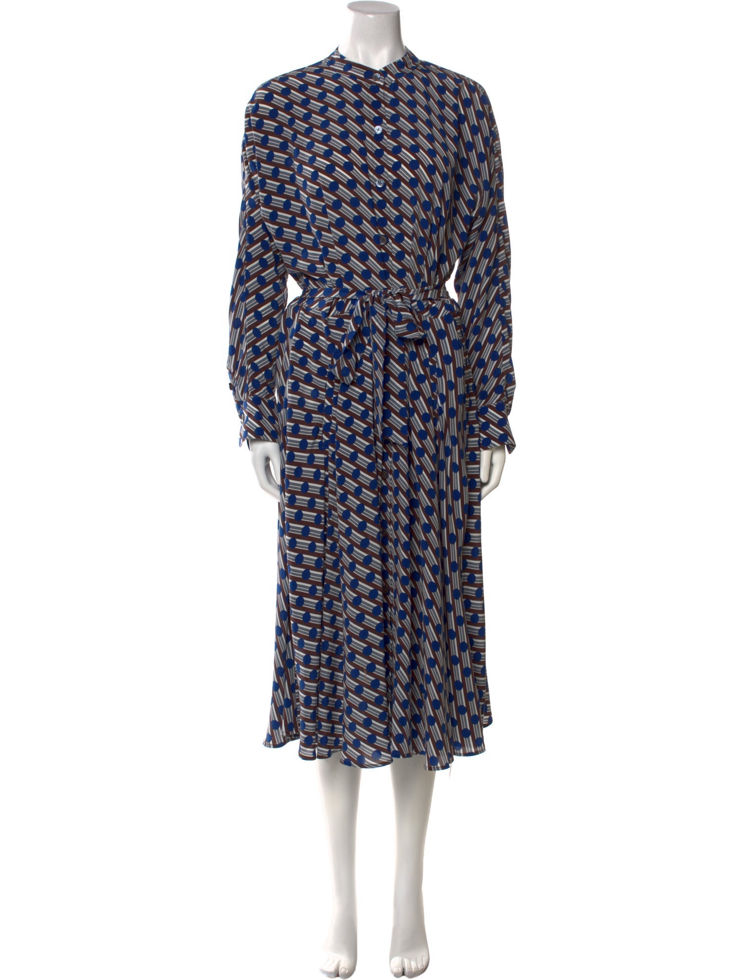 Equipment Silk Midi Length Dress