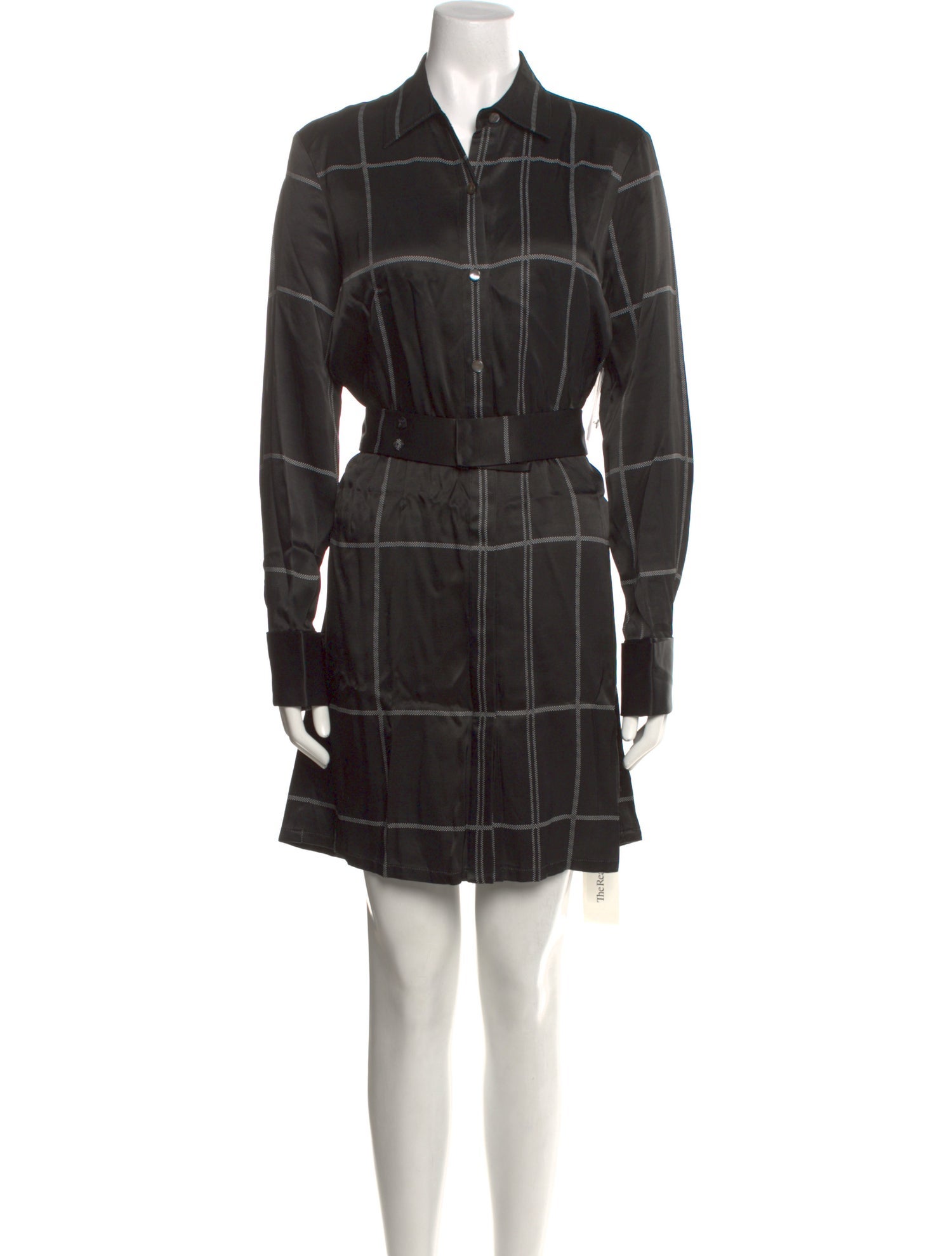 Equipment Plaid Print Mini Dress