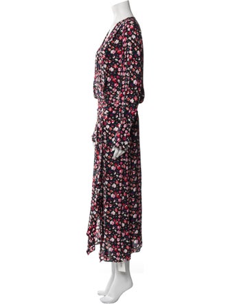 Equipment Floral Print Long Dress