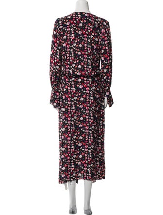 Equipment Floral Print Long Dress