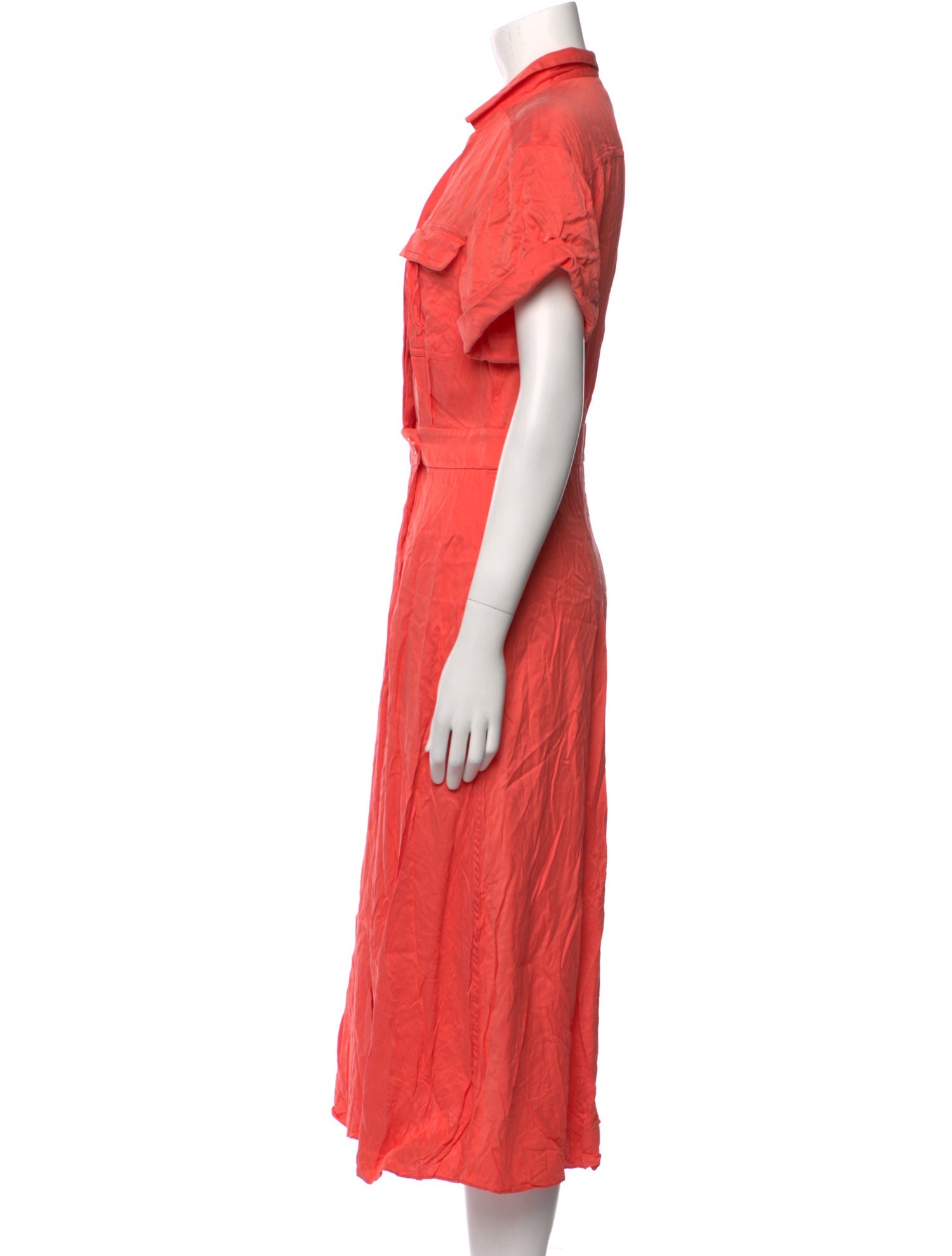 Equipment Silk Midi Length Dress
