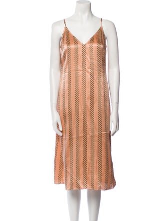 Equipment Silk Midi Length Dress