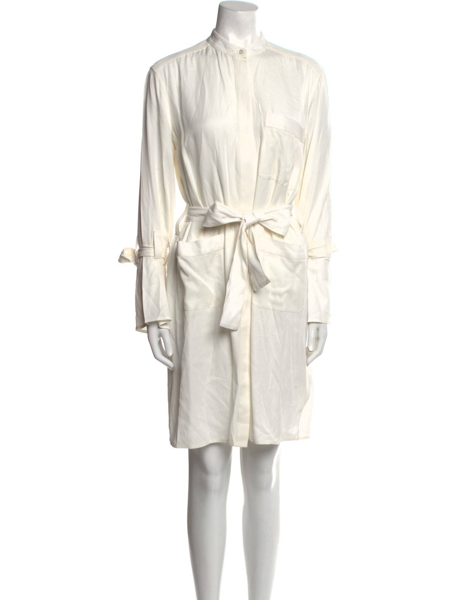 Equipment Mock Neck Midi Length Dress