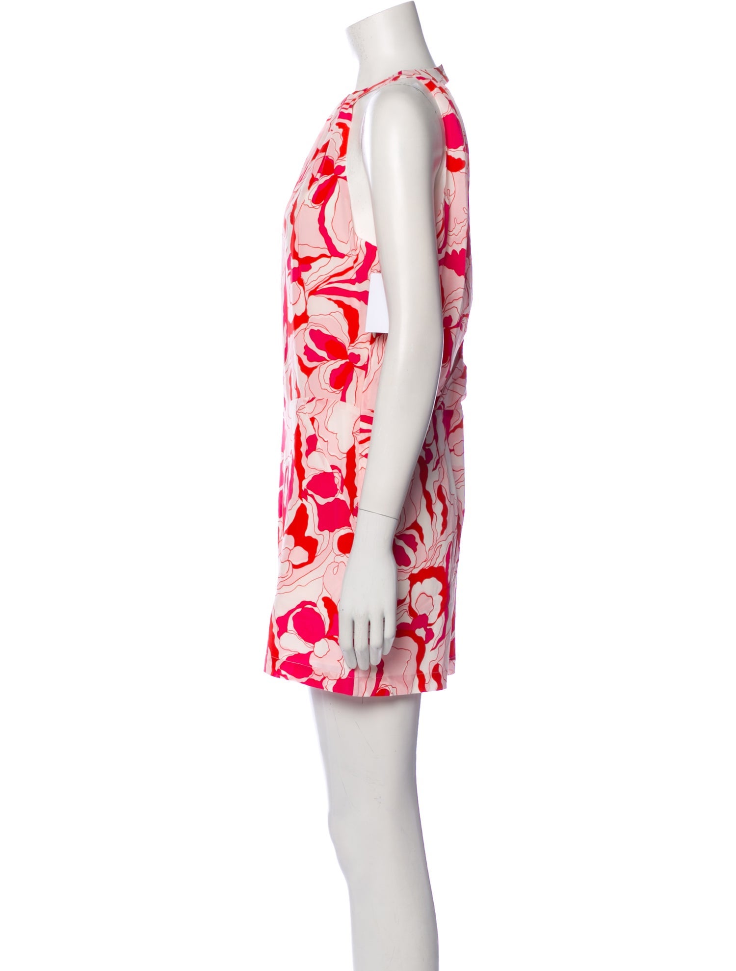 Equipment Silk Printed Romper w/ Tags