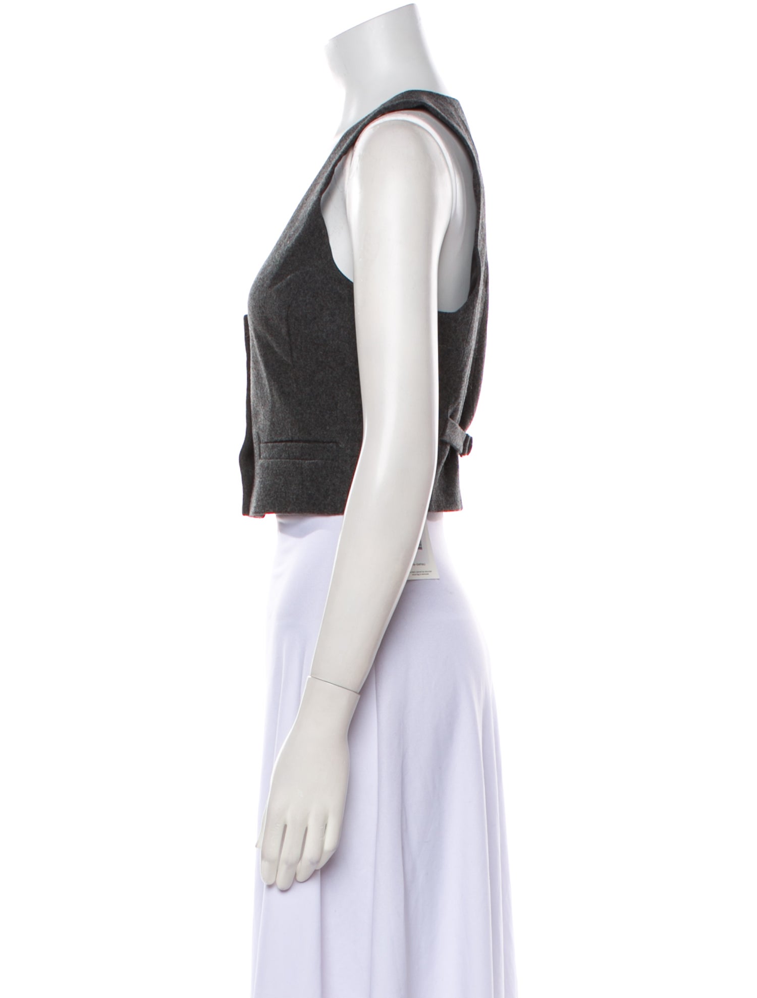 Equipment Wool Scoop Neck Crop Top w/ Tags
