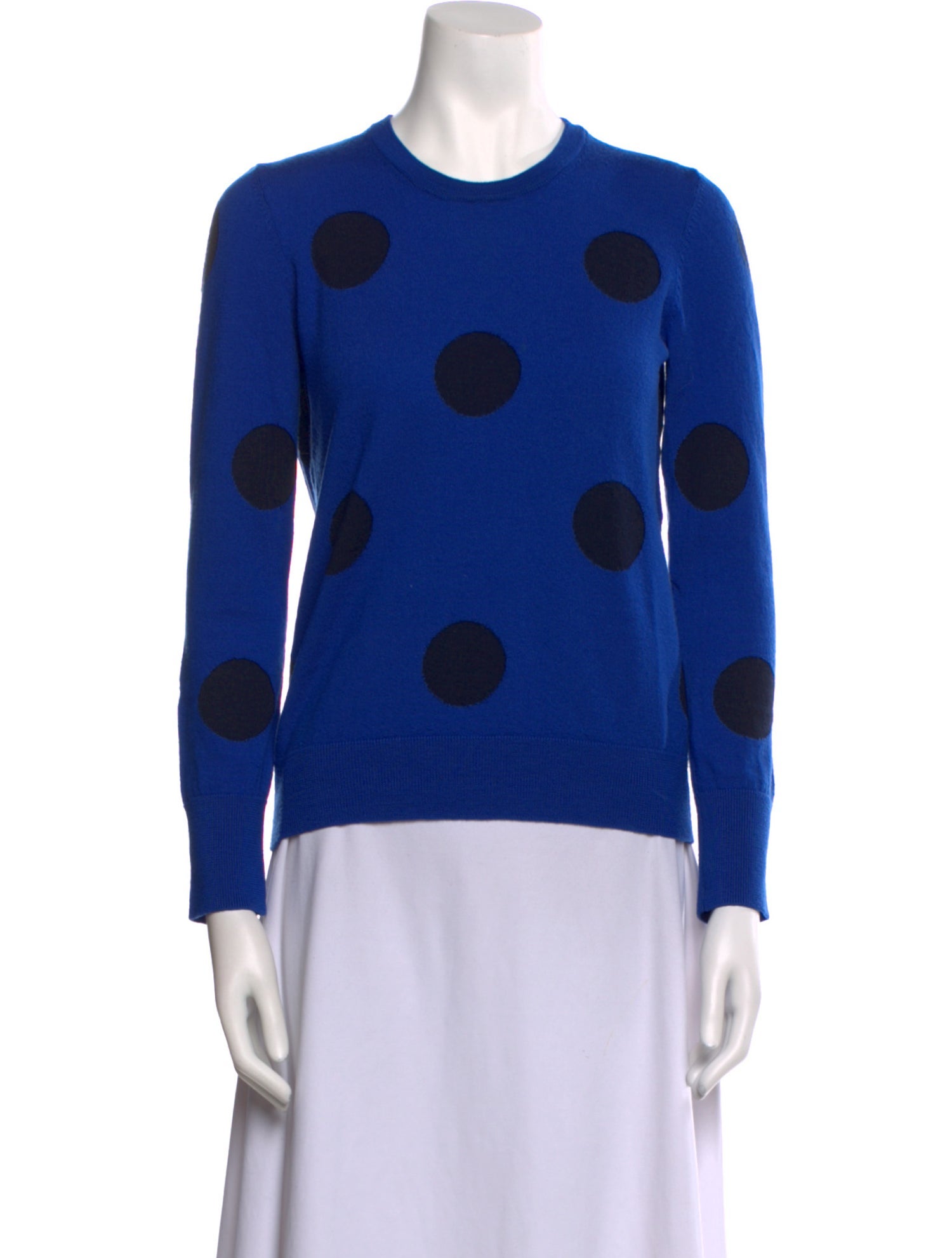 Equipment Wool Polka Dot Print Sweater