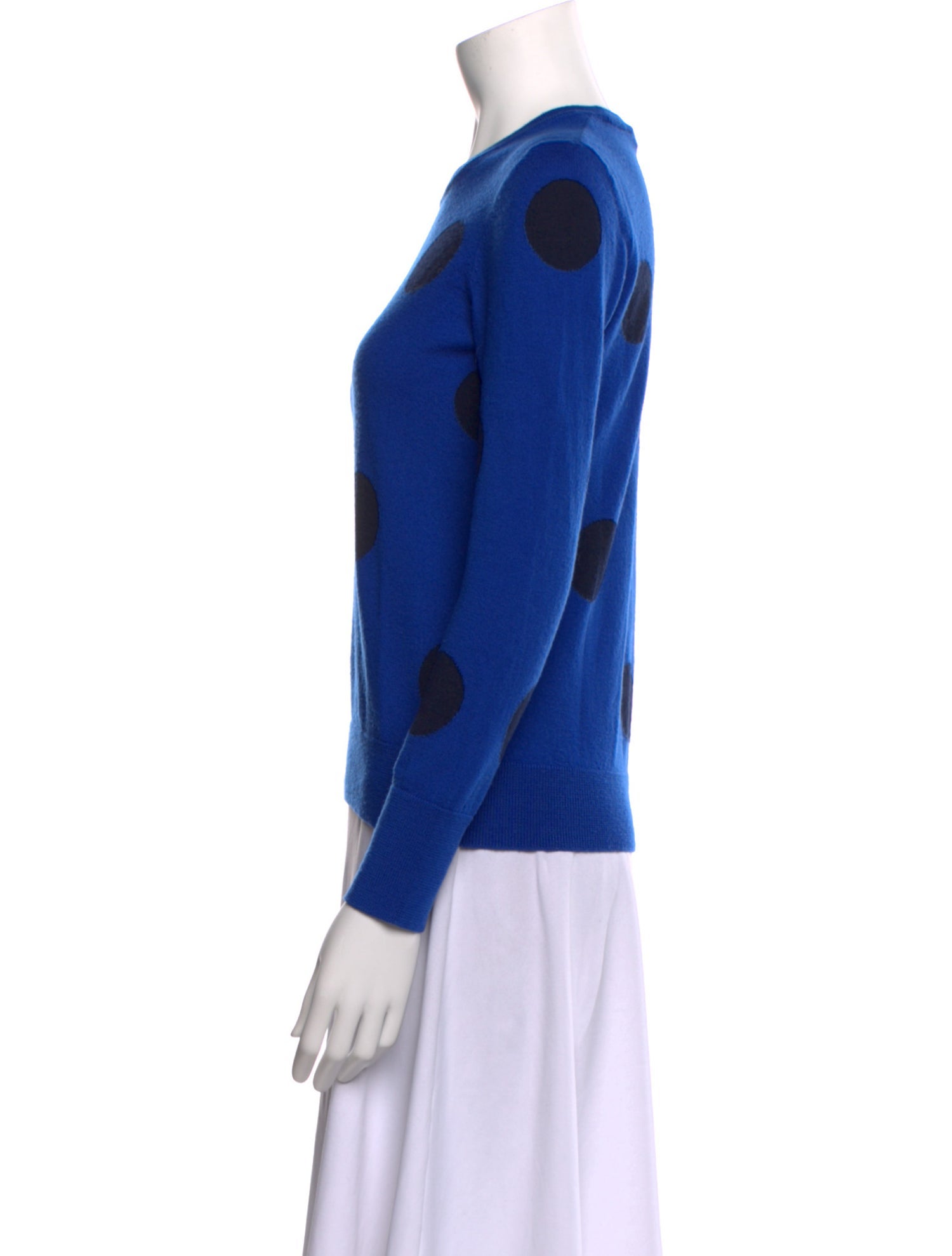 Equipment Wool Polka Dot Print Sweater