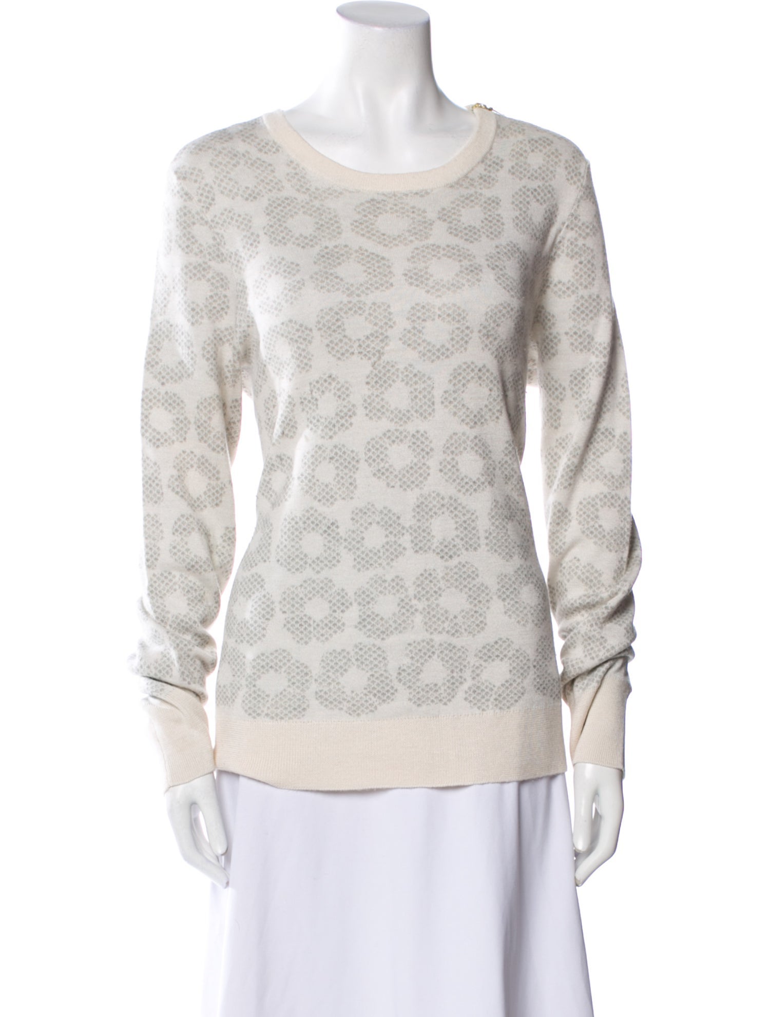 Equipment Silk Printed Sweater