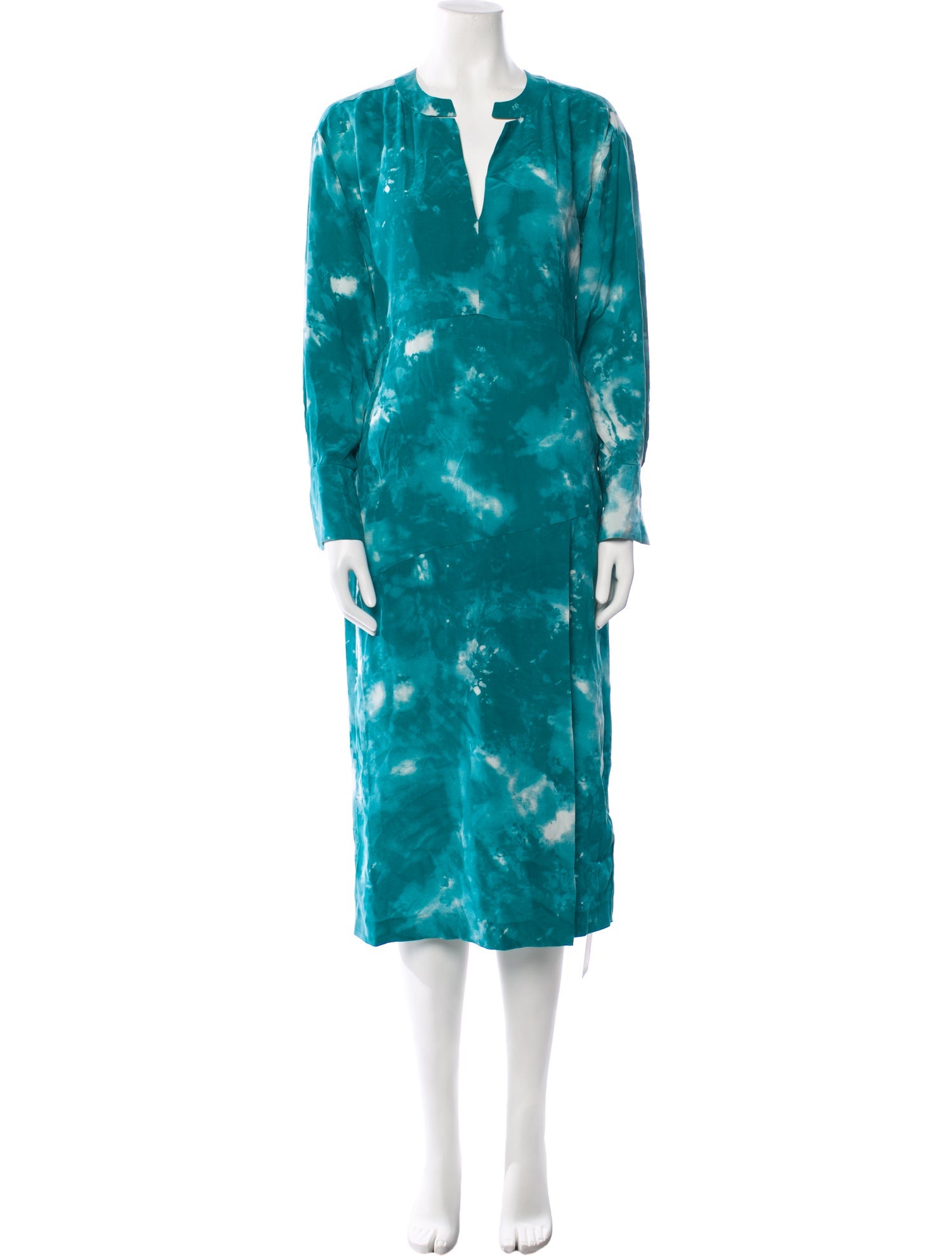 Equipment Silk Midi Length Dress