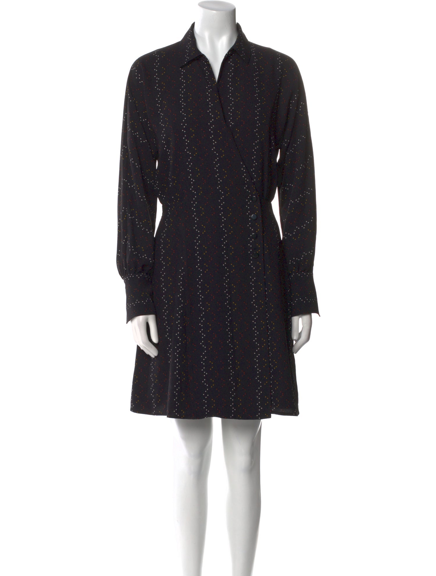 Equipment V-Neck Mini Dress