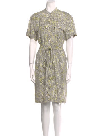 Equipment Dresses Animal Print Knee-Length Dress M