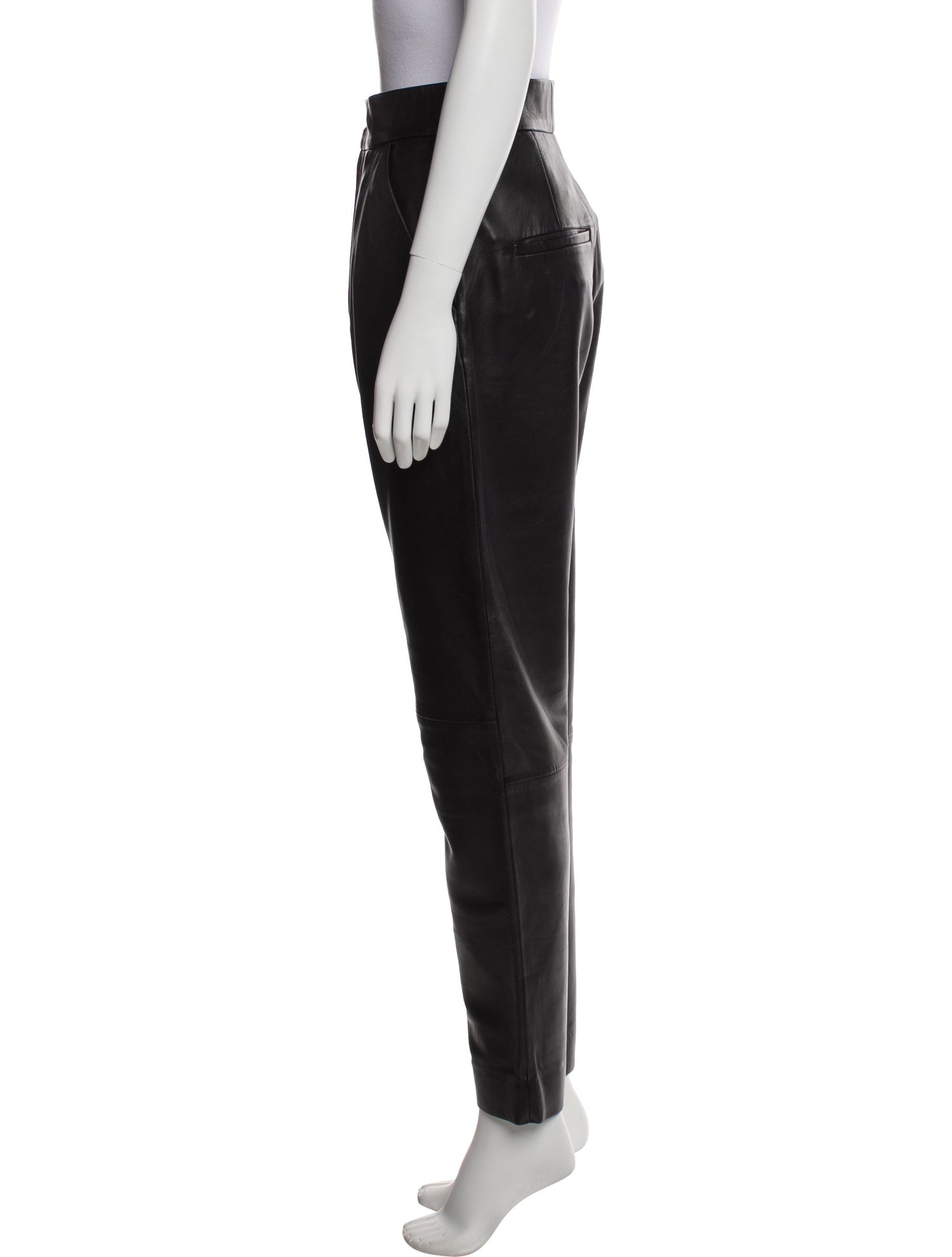 Equipment Leather Straight Leg Pants