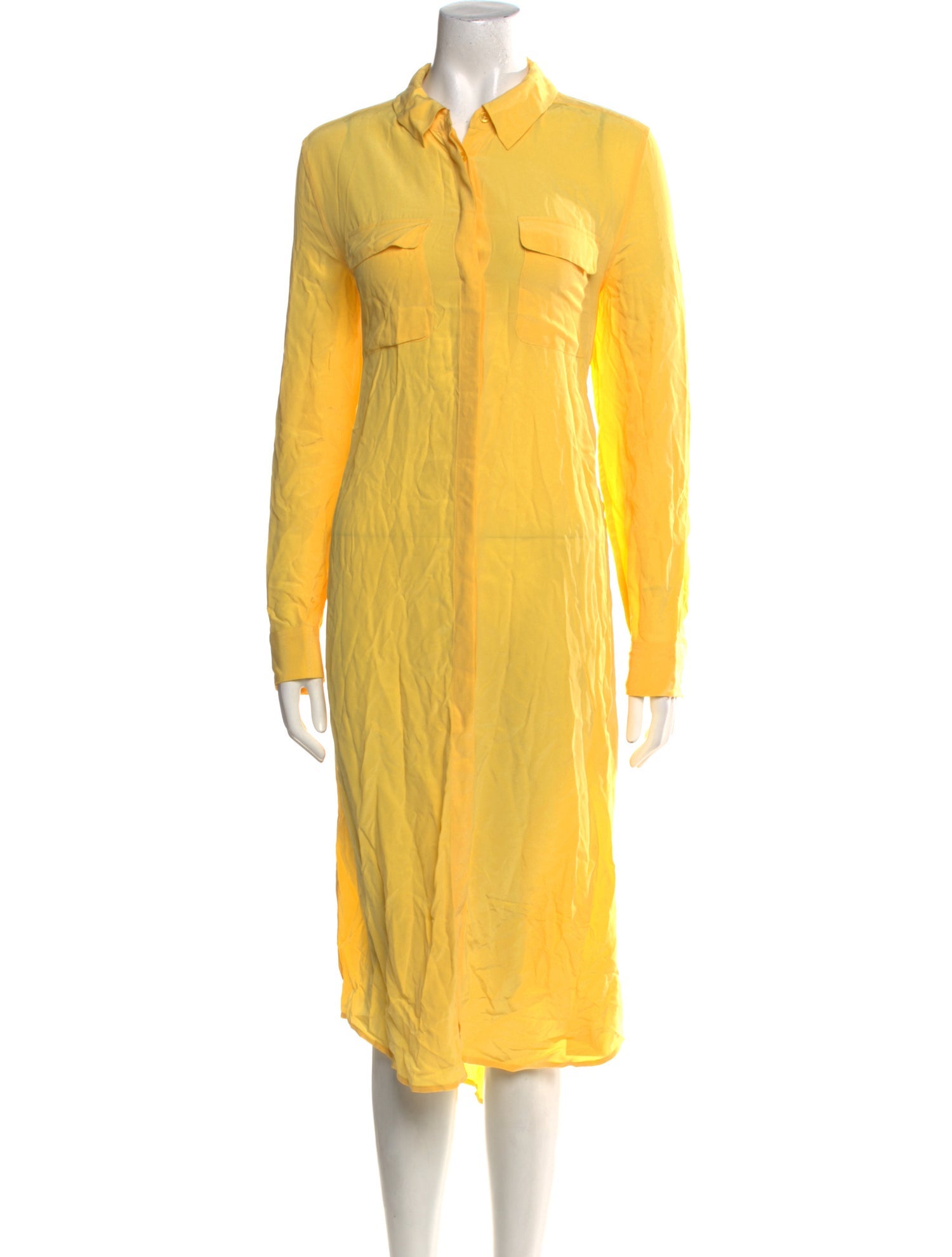 Equipment Silk Midi Length Dress