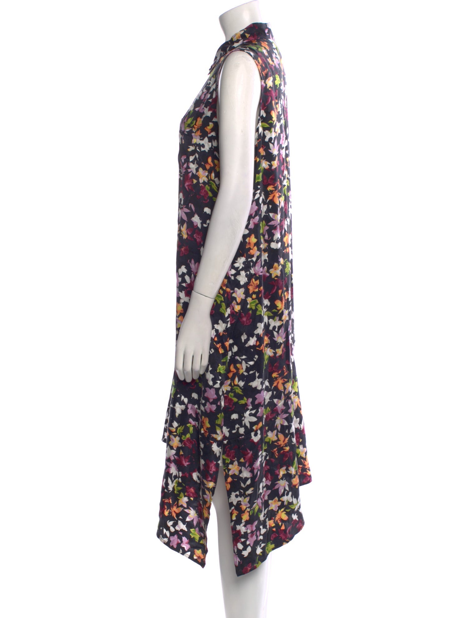 Equipment Silk Midi Length Dress