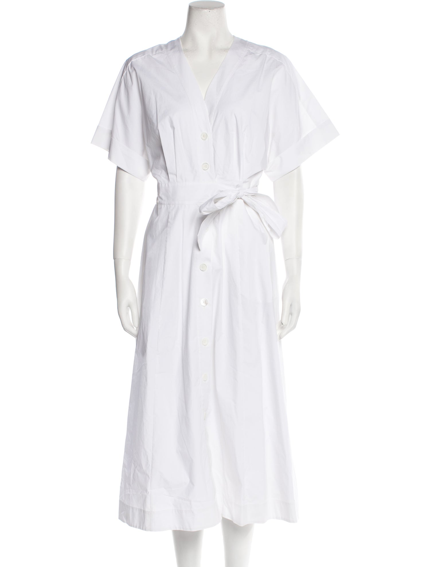 Equipment V-Neck Long Dress