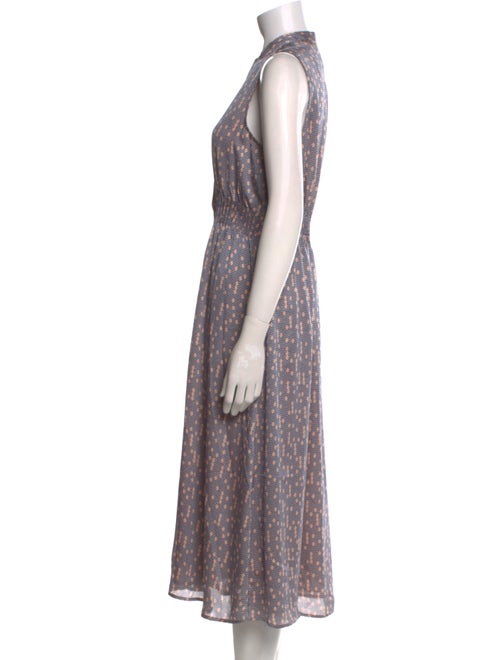 Equipment Printed Midi Length Dress
