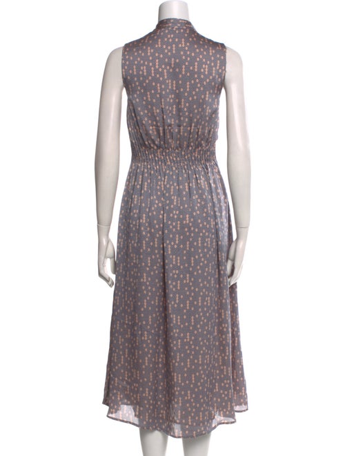 Equipment Printed Midi Length Dress