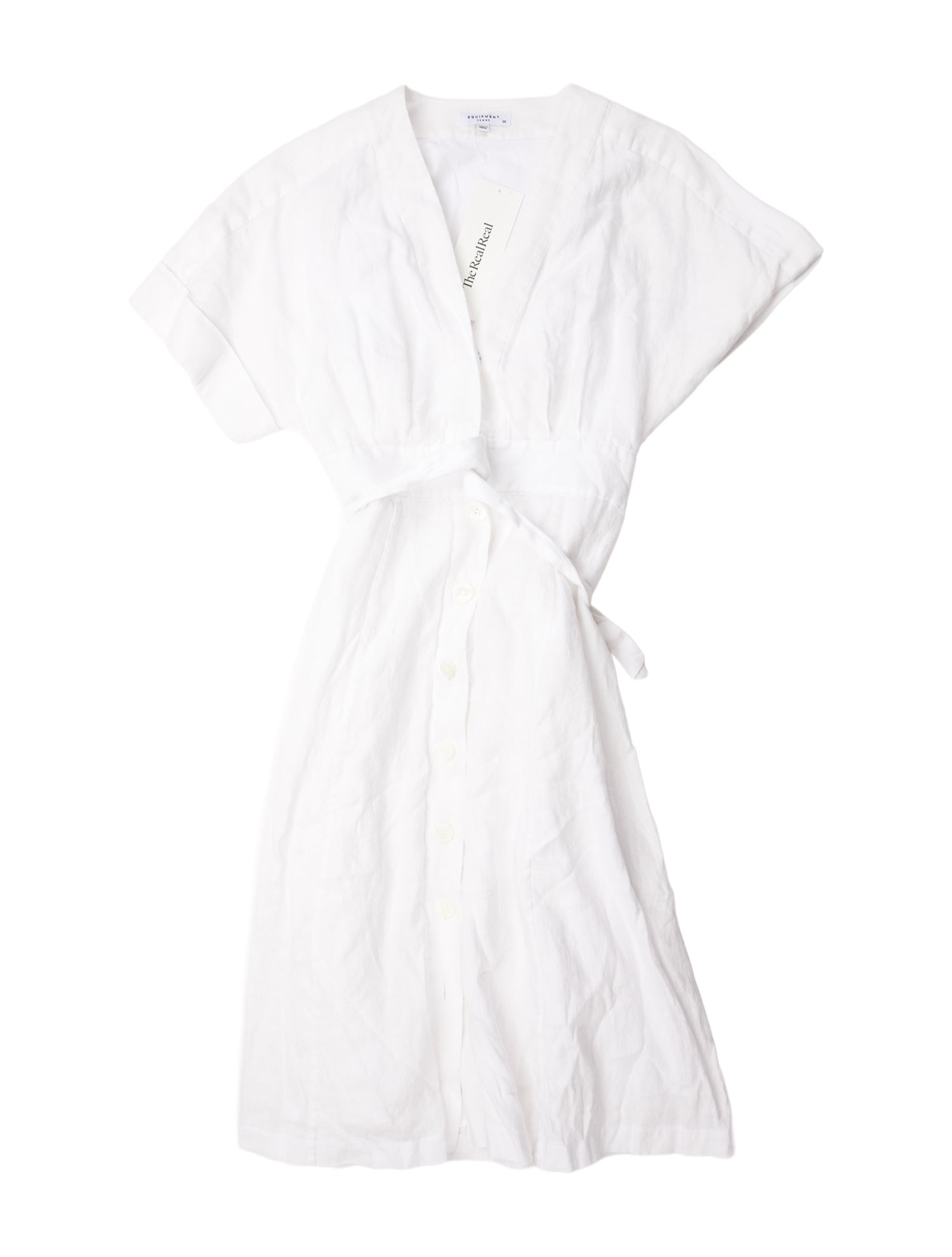 Equipment Strapless Knee-Length Dress