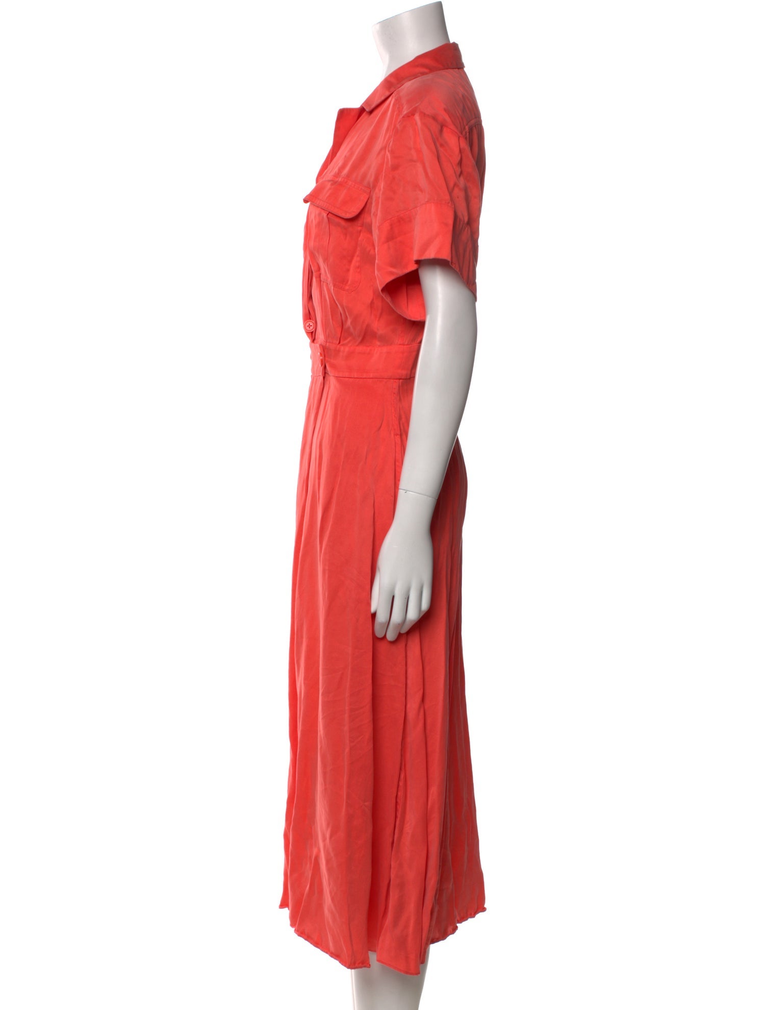 Equipment Silk Midi Length Dress