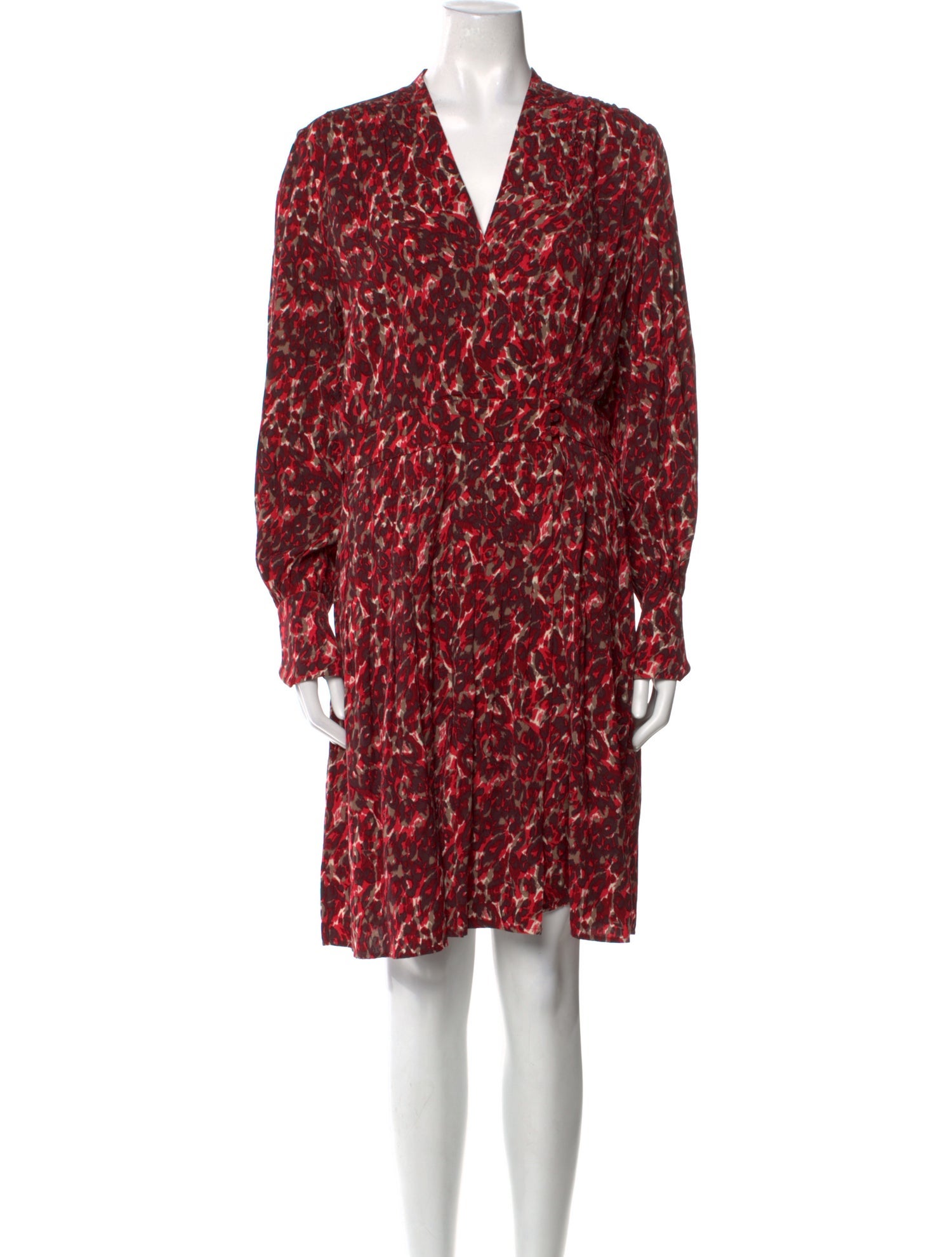 Equipment Printed Knee-Length Dress