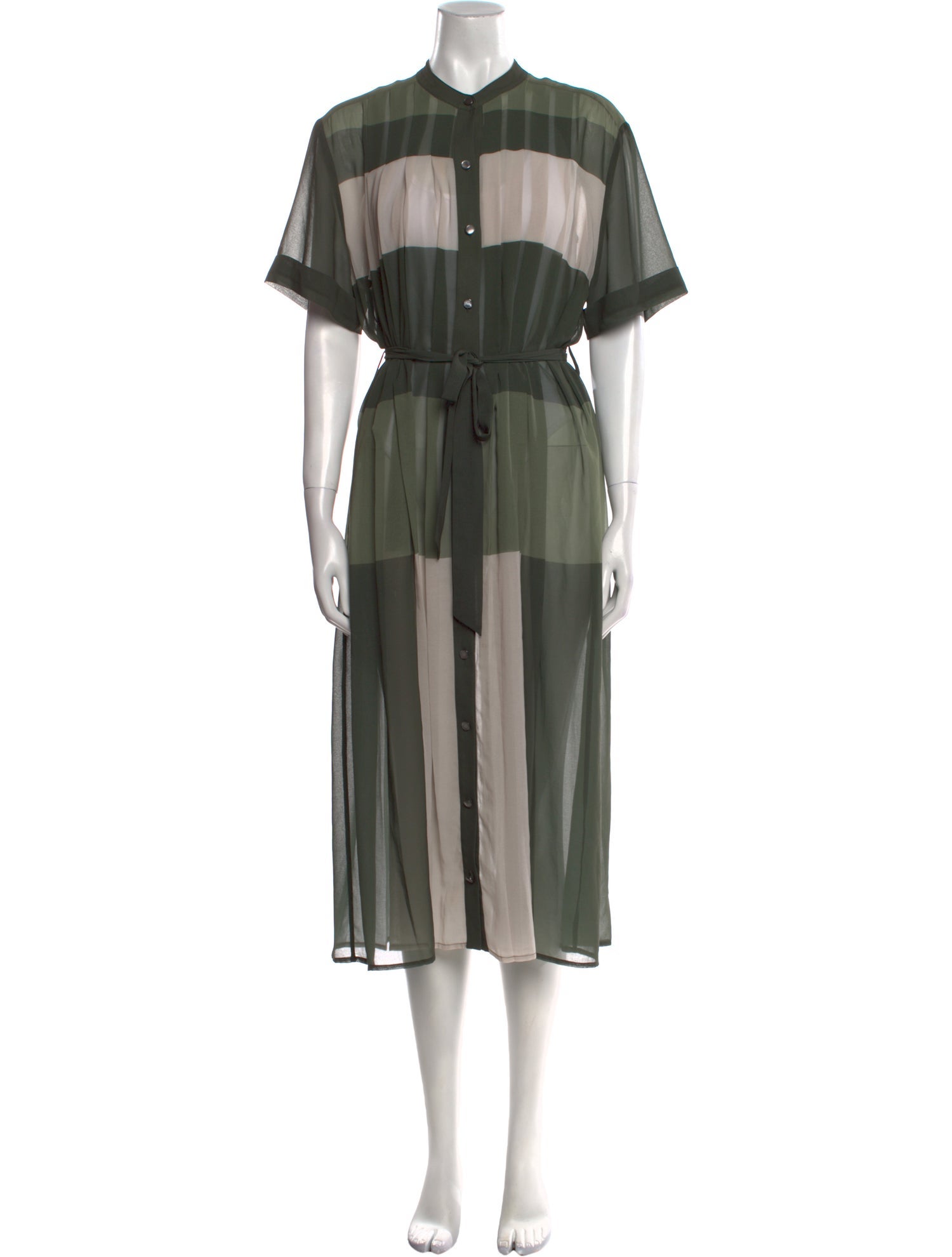 Equipment Mock Neck Long Dress